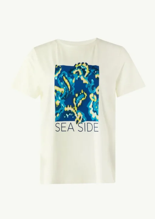 Jersey-T-Shirt mit Artwork