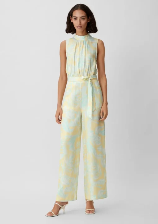 Jumpsuit mit Allover-Print