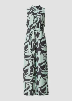 Jumpsuit mit Allover-Print