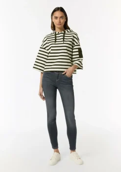 Kapuzen-Sweatshirt im Relaxed Fit mit Folienprint