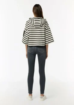 Kapuzen-Sweatshirt im Relaxed Fit mit Folienprint