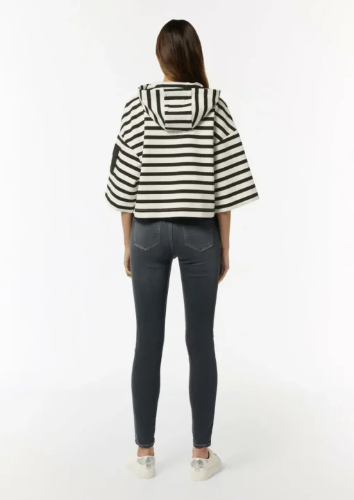 Kapuzen-Sweatshirt im Relaxed Fit mit Folienprint