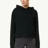 Kapuzen-Sweatshirt mit Satin-Details