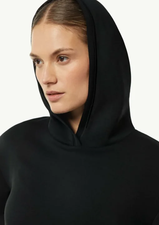 Kapuzen-Sweatshirt mit Satin-Details