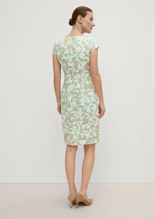 Kleid aus Baumwollsatin