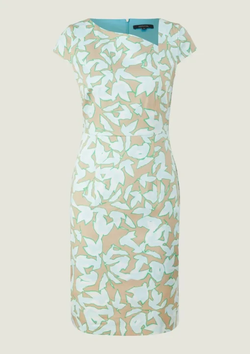 Kleid aus Baumwollsatin