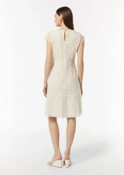 Kleid aus Spitze mit Rundhalsausschnitt