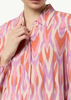 Kleid aus Viskose mit All-over-Print