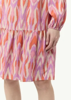 Kleid aus Viskose mit All-over-Print