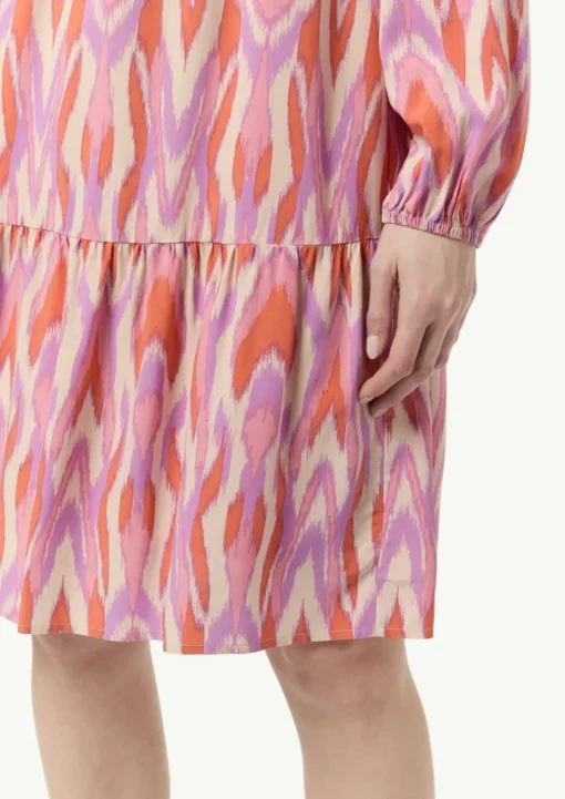 Kleid aus Viskose mit All-over-Print