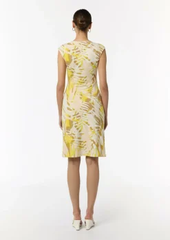 Kleid mit Riegel-Detail und Kappärmeln
