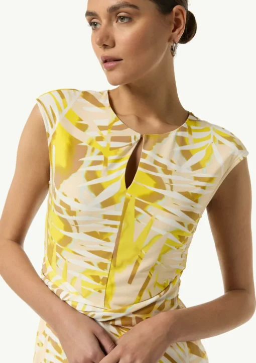 Kleid mit Riegel-Detail und Kappärmeln
