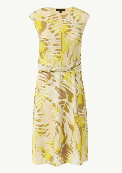 Kleid mit Riegel-Detail und Kappärmeln