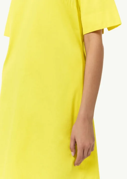 Kleid mit Tunika-Ausschnitt und Hemdkragen