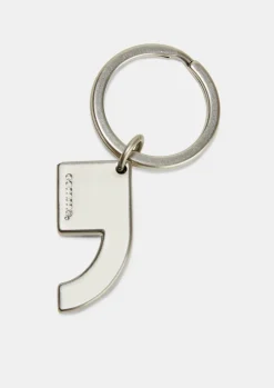 Kleiner Logo-Schlüsselanhänger aus Metall