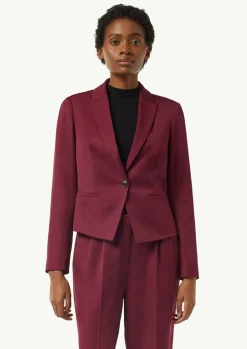 Kurzer Blazer mit Reverskragen