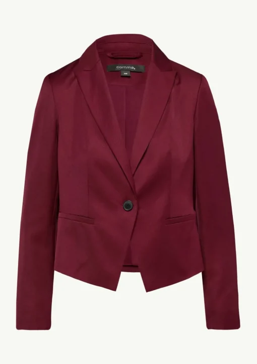 Kurzer Blazer mit Reverskragen