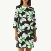 Kurzes Kleid mit All-over-Print