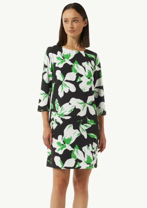Kurzes Kleid mit All-over-Print