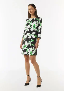Kurzes Kleid mit All-over-Print