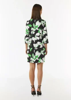 Kurzes Kleid mit All-over-Print
