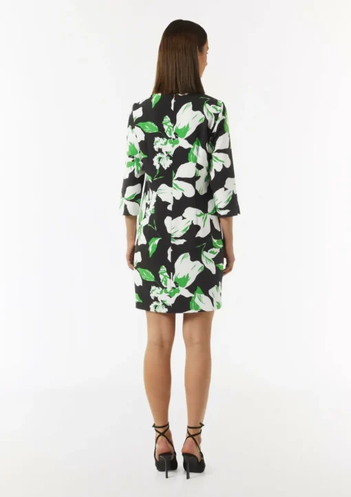Kurzes Kleid mit All-over-Print