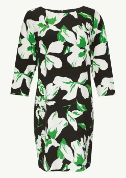 Kurzes Kleid mit All-over-Print