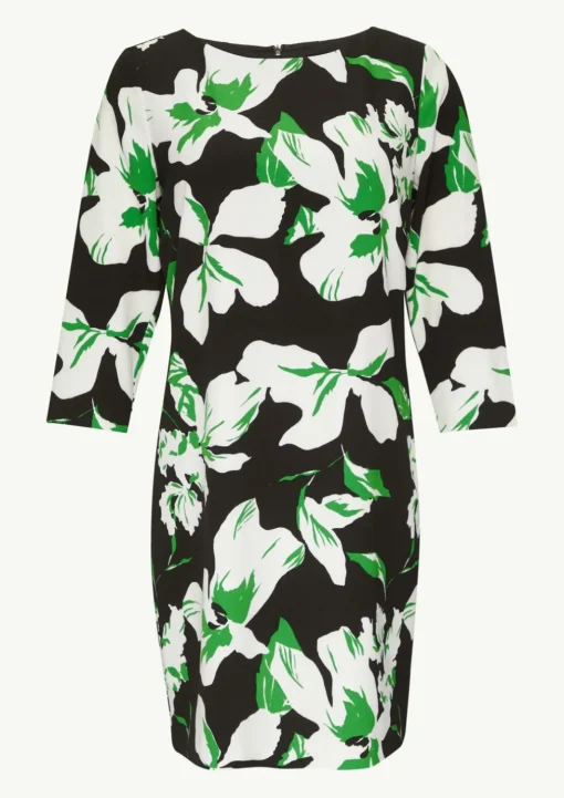 Kurzes Kleid mit All-over-Print