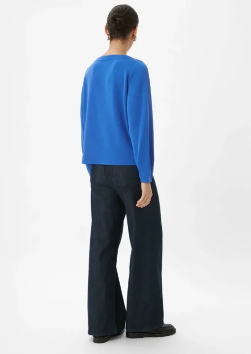 Langarmshirt aus weichem Scuba