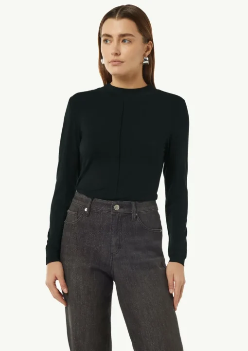 Langarmshirt mit Glitzerdetail