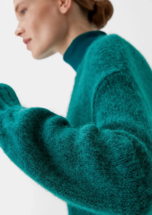 Lange Strickjacke