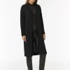 Langer Jersey-Cardigan mit Metallic-Effekt