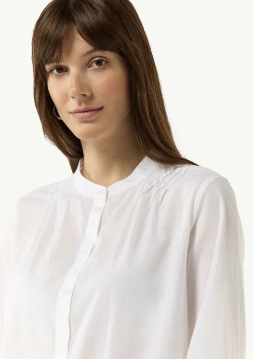 Leichte Tunika-Bluse mit Biesen-Details