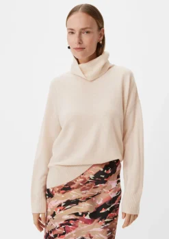 Lockerer Strickpullover aus Kaschmirmix