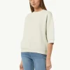 Lockeres Sweatshirt mit 3/4-Arm