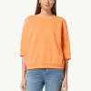 Lockeres Sweatshirt mit 3/4-Arm