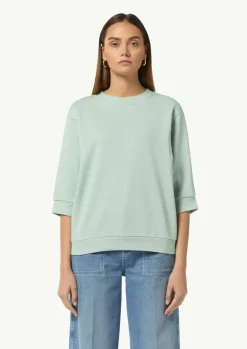 Lockeres Sweatshirt mit 3/4-Arm