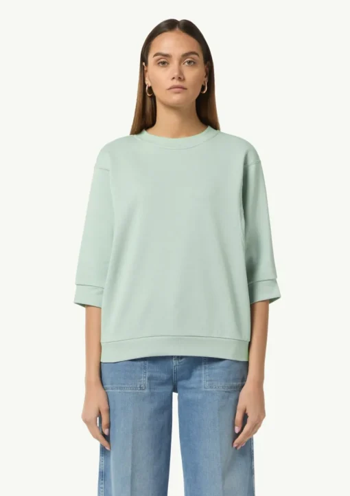 Lockeres Sweatshirt mit 3/4-Arm