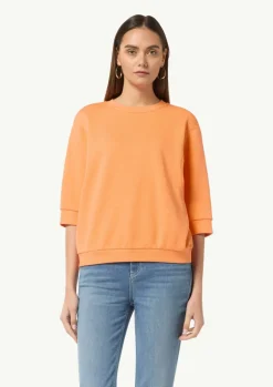 Lockeres Sweatshirt mit 3/4-Arm
