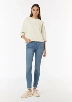 Lockeres Sweatshirt mit 3/4-Arm