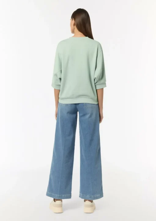 Lockeres Sweatshirt mit 3/4-Arm