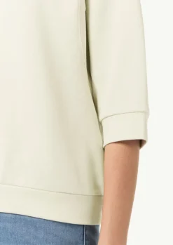 Lockeres Sweatshirt mit 3/4-Arm