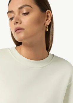 Lockeres Sweatshirt mit 3/4-Arm