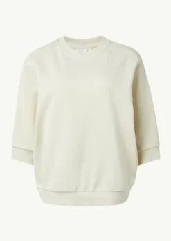 Lockeres Sweatshirt mit 3/4-Arm