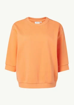 Lockeres Sweatshirt mit 3/4-Arm