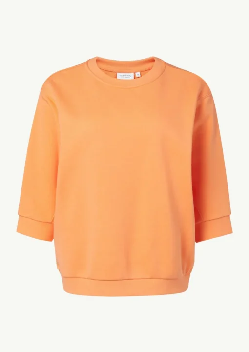 Lockeres Sweatshirt mit 3/4-Arm