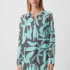 Longbluse aus Chiffon