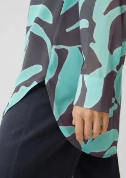 Longbluse aus Chiffon