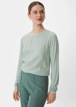 Longsleeve aus Viskose