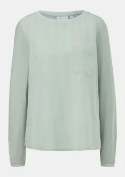 Longsleeve aus Viskose